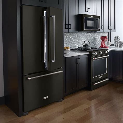 cabinets with black stainless steel appliances|black stainless appliances kitchen ideas.